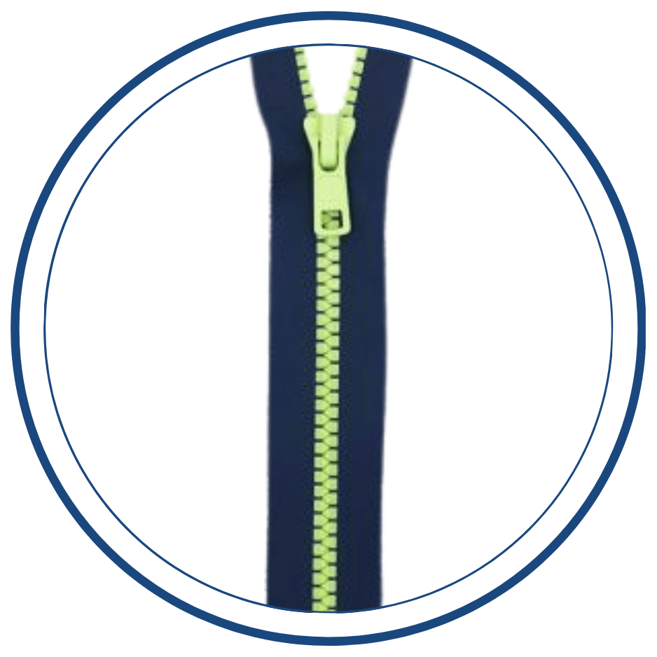 Glow in the dark zippers